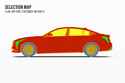2025 Luxury Sport Sedan Set, an Advertising Mockup by Halal Graphic Studio (Thumbnail 6 of 12)