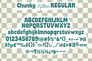 Chunky Kitchen Font Duo, a Handwritten Font by deadlock studio (Thumbnail 9 of 14)