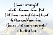 Cloudy | Script Font, a Handwritten Font by Scratchones (Thumbnail 6 of 8)