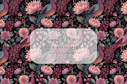 Peacock Pattern Seamless, a Decorative Illustration by Pati Charm Studio (Thumbnail 1 of 7)