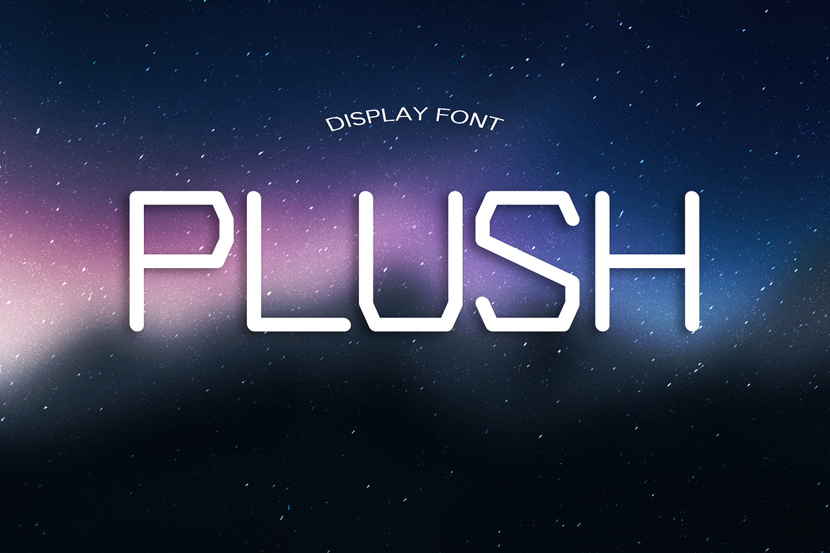 PLUSH font