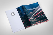 Sharp Modern Brochure and PowerPoint, a Brochure Template by Shop Mockpro (Thumbnail 2 of 11)