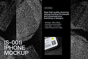 Black Sandy Iphone Mockup, an iPhone Mockup by William Hansen (Thumbnail 2 of 5)