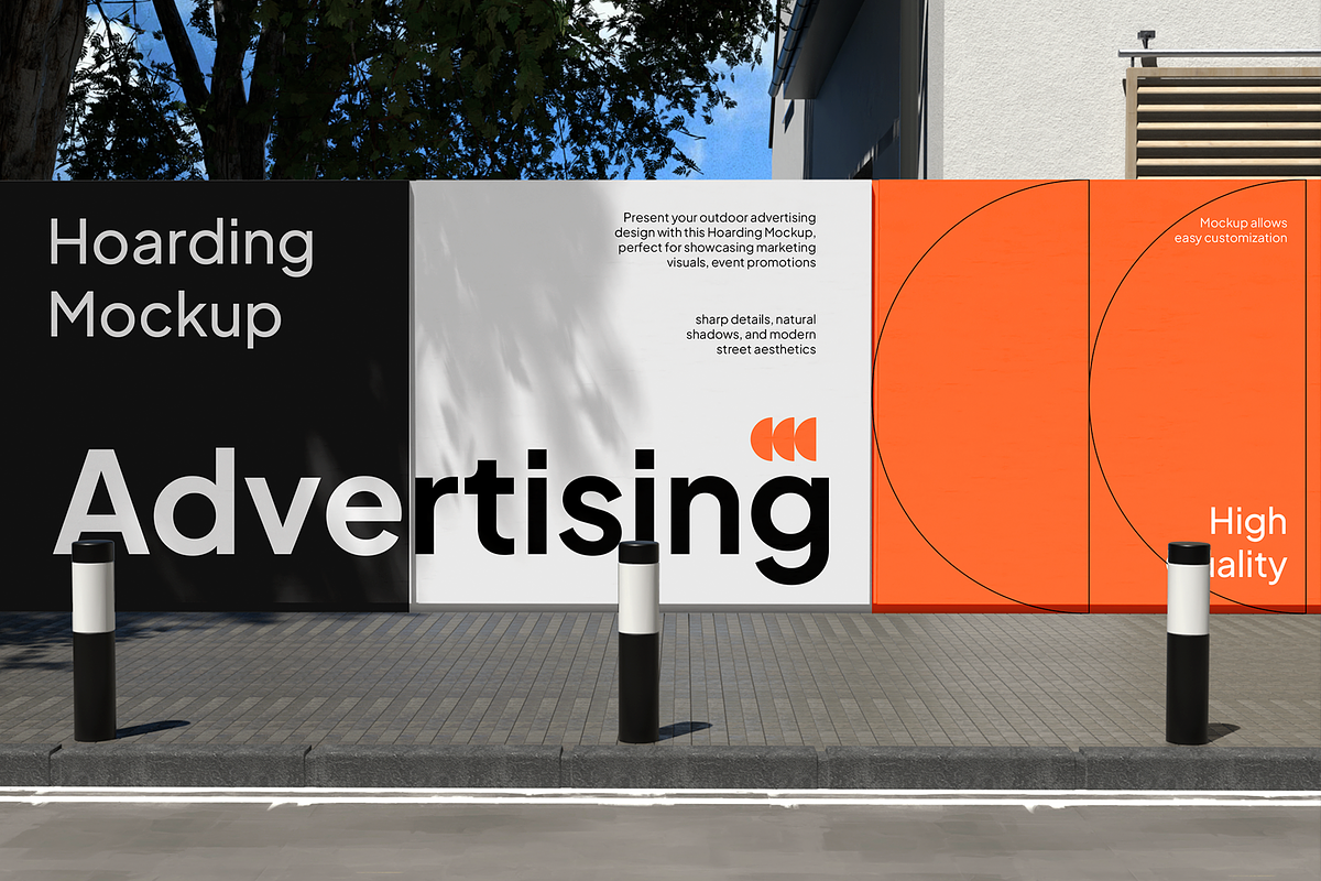 Hoarding Mockup, an Advertising Mockup by Permadi Creative