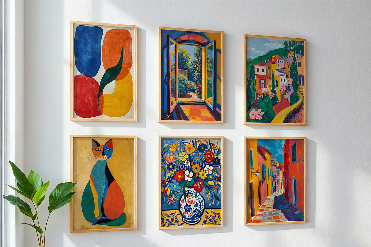HenriMatisse Inspire Wall Art Bundle, a Decorative Illustration by elfy creative (Photo 1 of 7)
