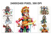 Premium Hero Girl Traditional, a Decorative Illustration by Eka Design (Thumbnail 3 of 4)
