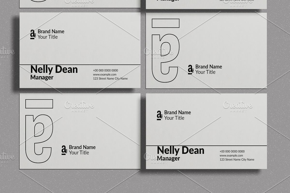 Business Card Design, a Business Card Template by ClickPaint_Studio (Photo 3 of 4)