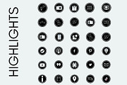 Instagram story highlight icons, a Social Media Template by Millennials Marketing (Thumbnail 2 of 5)
