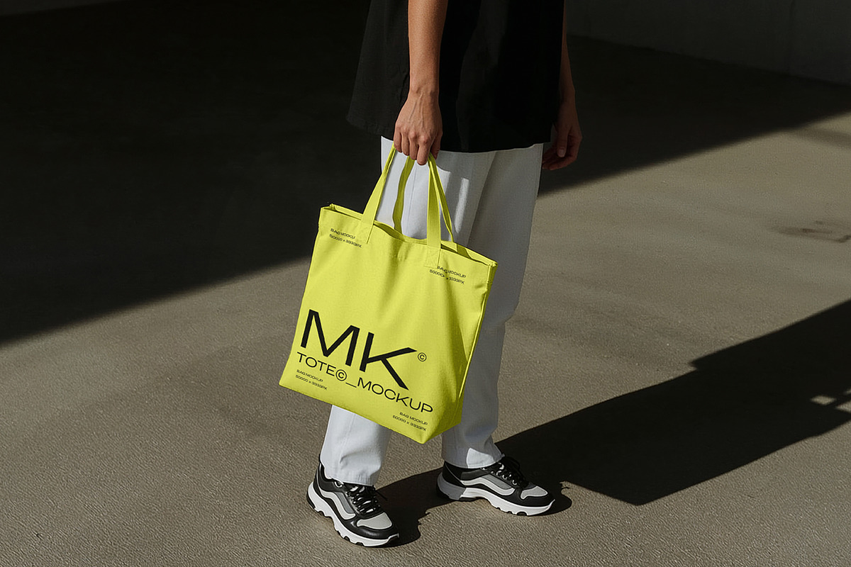 Tote Bag Mockup, a Merchandise Mockup by wavebreak