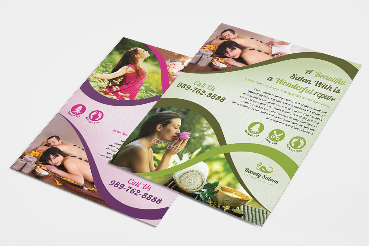 Beauty Salon Flyer, a Flyer Template by Dotnpix (Photo 3 of 5)