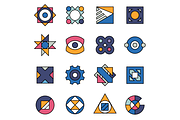 16 Abstract Icons, a Branding & Logo Template by Youhhou (Thumbnail 4 of 4)