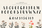 Everbloom - floral typeface, a Script Font by Anna Ivanir (Thumbnail 11 of 14)