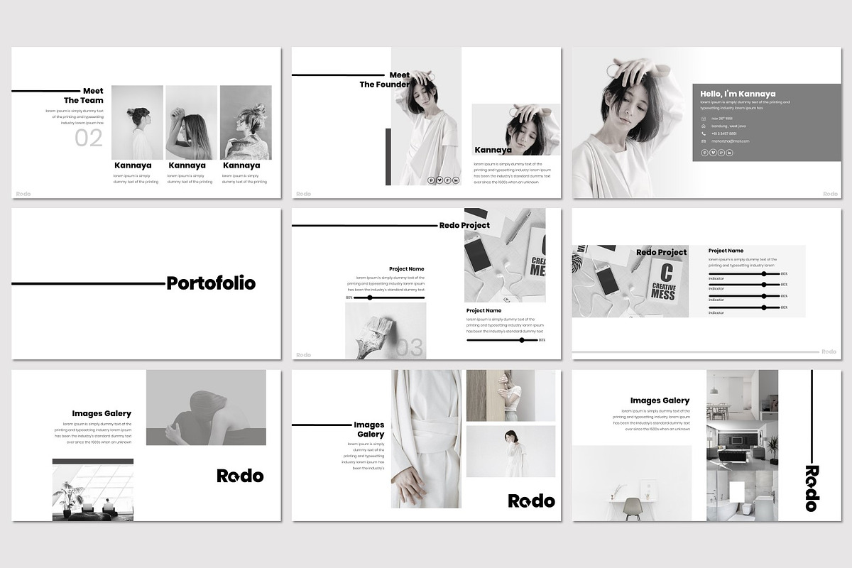 Redo - Powerpoint Template, a Presentation Template by inspirasign