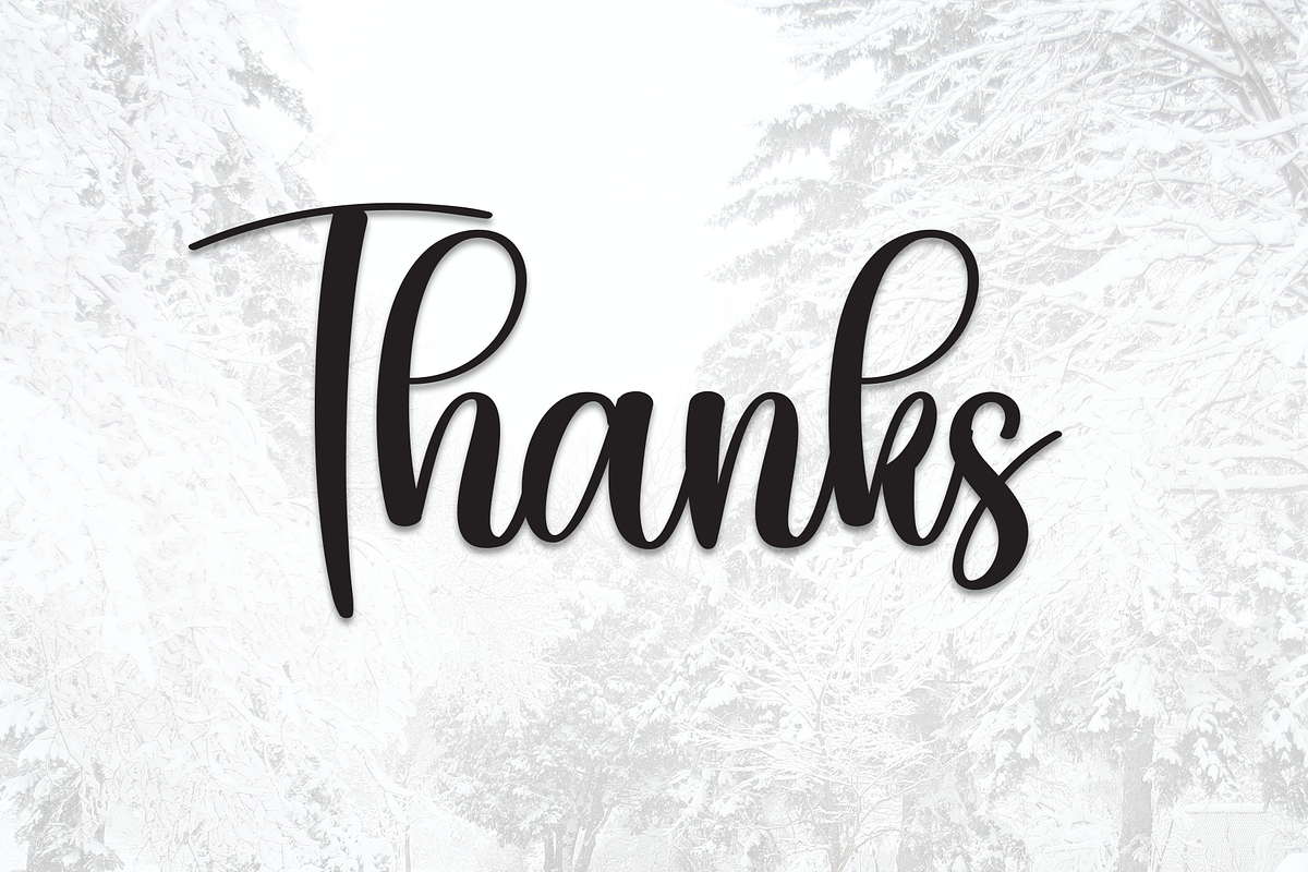 Winterly | Script Font, a Handwritten Font by Scratchones (Photo 9 of 9)