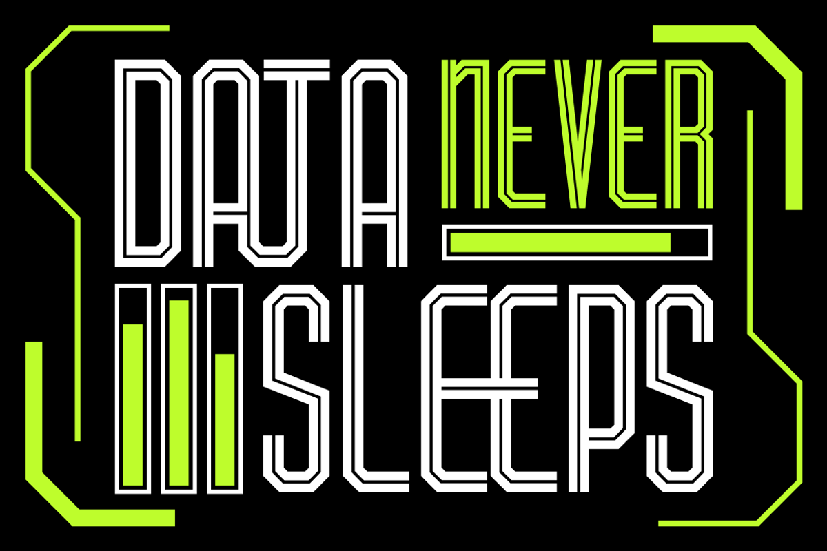 Zenith Stroke - Futuristic Display, a Font by PutraCetol Studio (Photo 2 of 5)