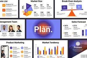 Business Plan Presentation Template, a Presentation Template by E-Type