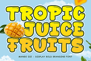 Mango Ice - Food Font, a Handwritten Font by Mozatype (Thumbnail 2 of 8)