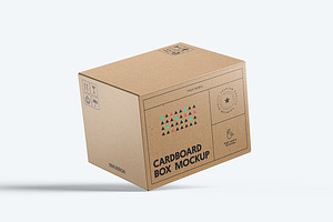 Cardboard Box Mockup