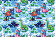 19 Fantasy Seamless Patterns, a Pattern Graphic by PenguinHouse (Thumbnail 16 of 20)