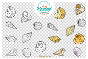 Mermaid in deep sea coloring pages, an Illustration by Azuzlikus (Thumbnail 7 of 11)
