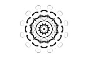 High Quality Mandala Clipart Bundle, a Decorative Illustration by NJ Himel (Thumbnail 39 of 103)