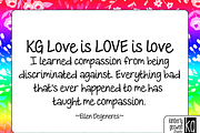 KG Love is LOVE is love, a Handwritten Font by Kimberly Geswein Fonts (Thumbnail 1 of 3)