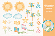365 Smiles - Cliparts Set, an Illustration by Estudio Daiane Barbosa (Thumbnail 4 of 9)