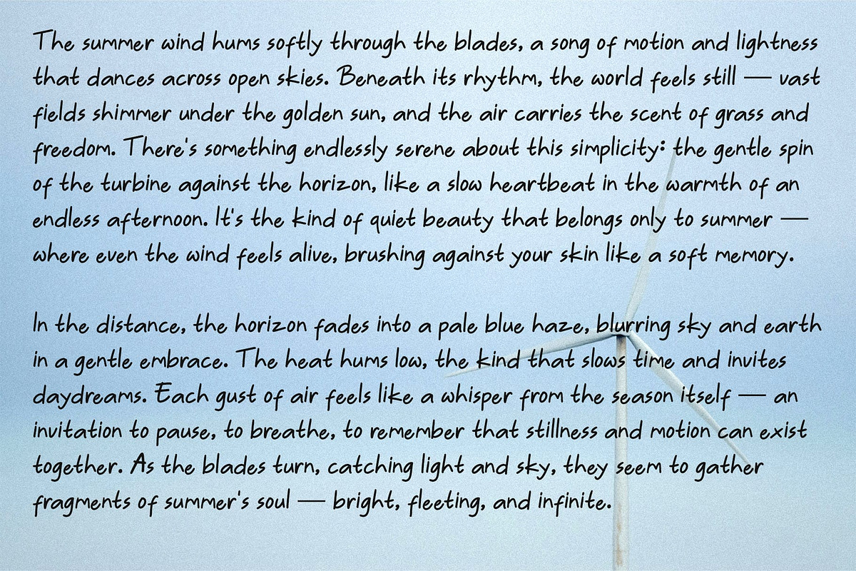 CS Breezy – Handwritten Font, a Handwritten Font by Craft Supply Co. (Photo 6 of 8)