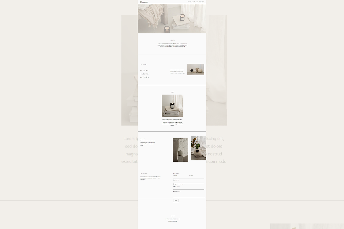 Harmony Squarespace 7.1 Template, a Squarespace Template by Beliveart (Photo 3 of 4)
