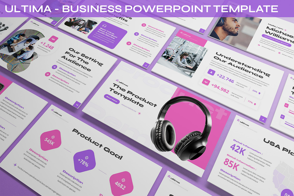 Ultima - Business Powerpoint, a Presentation Template by SlideFactory (Photo 1 of 4)