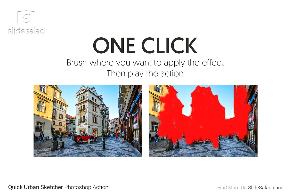 Urban Sketcher Photoshop Action, an Action Add-On by SlideSalad (Photo 2 of 31)