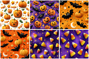 Halloween Digital Patterns, a Texture Graphic by CitraGraphics (Thumbnail 3 of 6)