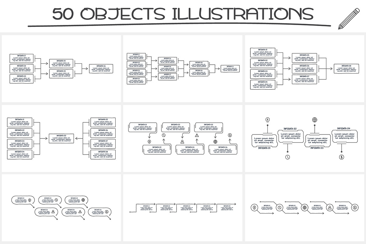 Doodle animated infographics 4 preview 8