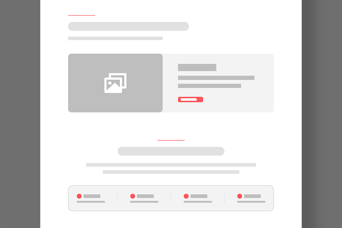 Banking and Finance Wireframe Layout preview 5