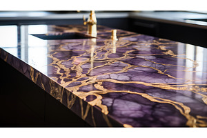 luxurious purple and gold marble ai, a Background Photo by pikepicture