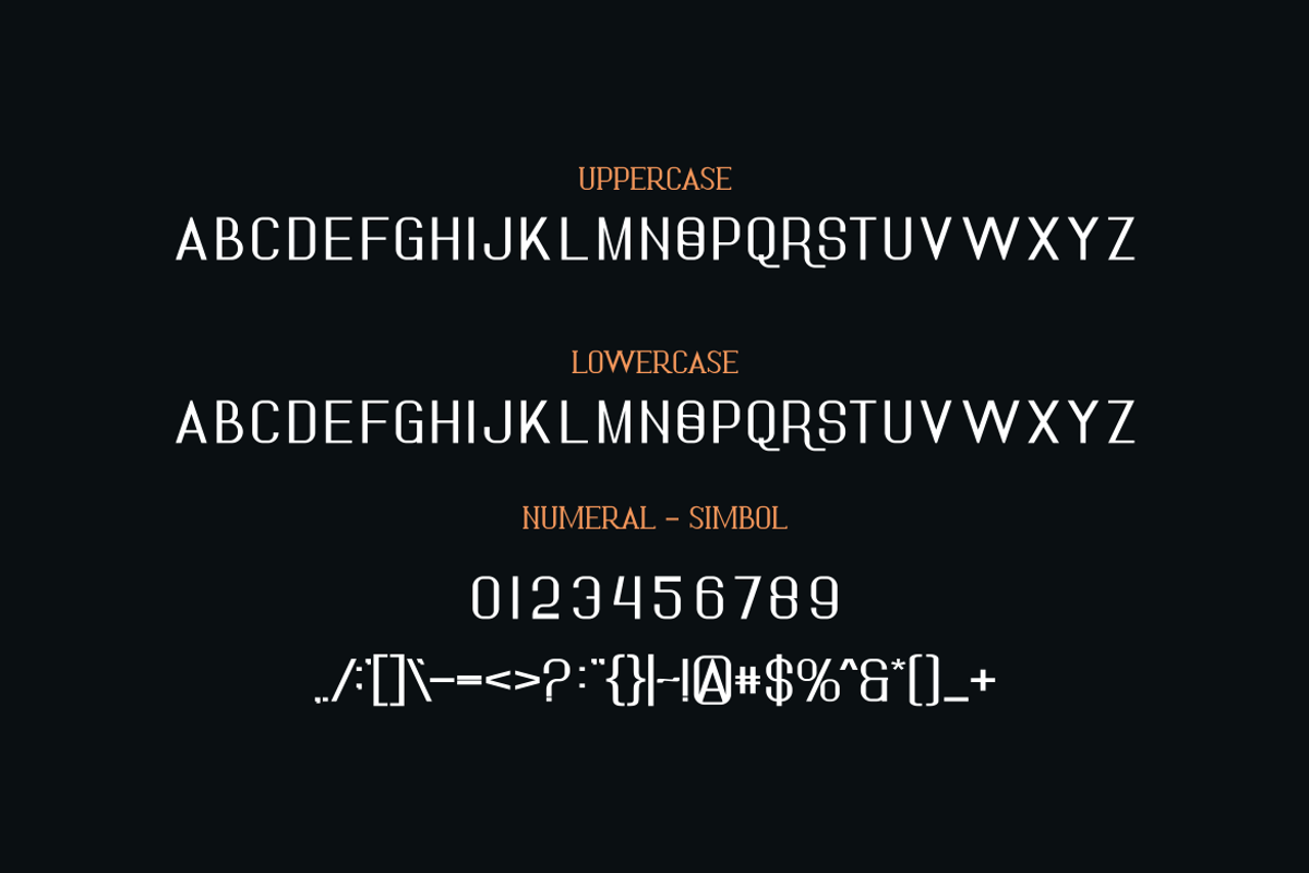 Trioscou - Font, a Sans Serif Font by artchiles_design (Photo 4 of 5)