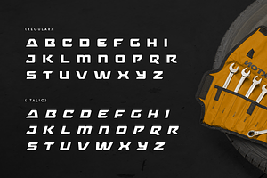 Pace - Racing Car Modern Font