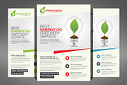 9 Green Energy Flyer Bundle, a Flyer Template by Graphic Templates (Thumbnail 4 of 9)