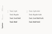 Tonic - Luxurious Serif Typeface, a Serif Font by Cassandra Cappello (Thumbnail 2 of 5)