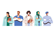 Doctors, medic workers, clinic staff, a Healthcare Illustration by Good Studio (Thumbnail 6 of 7)