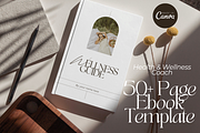 Health & Wellness Ebook Template, a Marketing Template by digitaldispositions (Thumbnail 1 of 8)