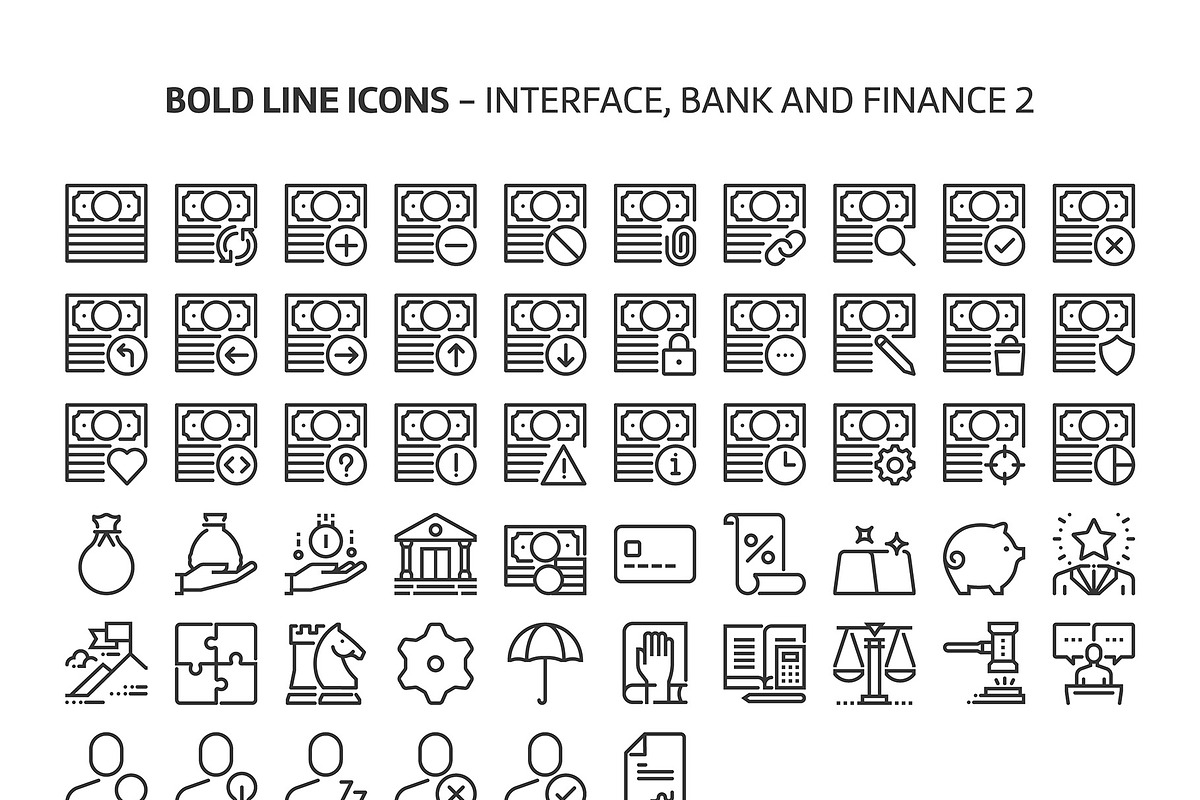 Bold Line Icons, an Outline Icon by Howcolour (Photo 125 of 151)