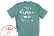 Back Of T-Shirt BC3001 Mockup Bundle, a Shirt Mockup by lock and page (Thumbnail 54 of 88)