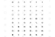 Mobile interface fill and line icons, a Solid Icon by Nazim's Shop (Thumbnail 8 of 9)