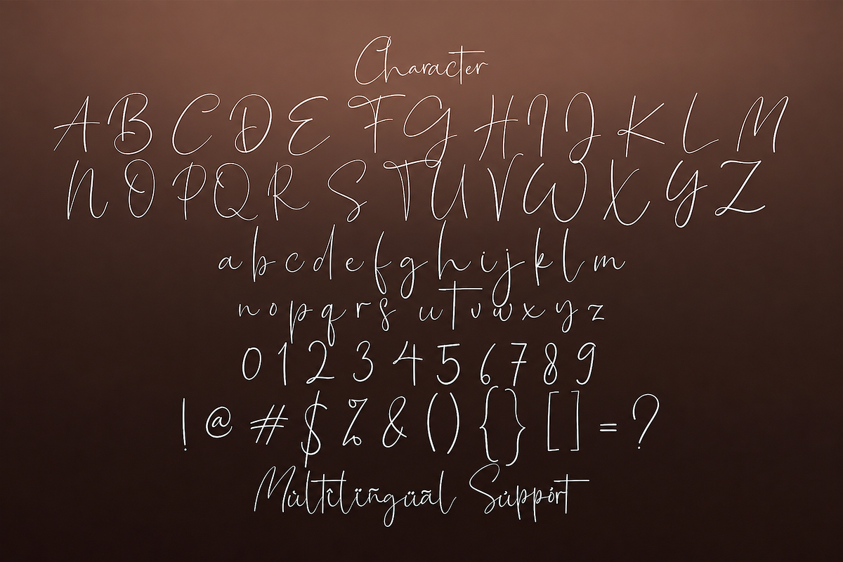 Bagus Stanlley - Stylish Script Font, a Script Font by StringLabs (Photo 10 of 11)