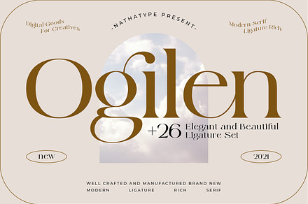 Ogilen, a Serif Font by Nathatype