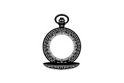 Vintage Pocket Watch SVG Bundle, an Illustration by yasushie (Thumbnail 5 of 31)