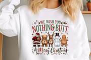 Nothing Butt a Merry Christmas PNG, a Seasonal Illustration by designcity5 (Thumbnail 2 of 4)