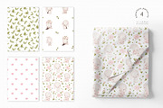 LOVELY BUNNIES watercolor set, an Animal Illustration by erasovas (Thumbnail 7 of 11)