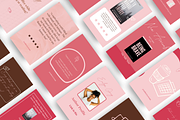 Canva Social Media Template Bundle, a Social Media Template by Little Creative Scribbles (Thumbnail 5 of 9)